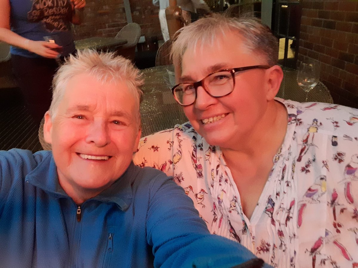 It’s #LesbianVisibilityWeek.
We at WRN were appalled to learn that these two wonderful lesbians needed a police escort through a crowd of protesters just to attend a private party last year. 
This is not normal in a liberal democracy!