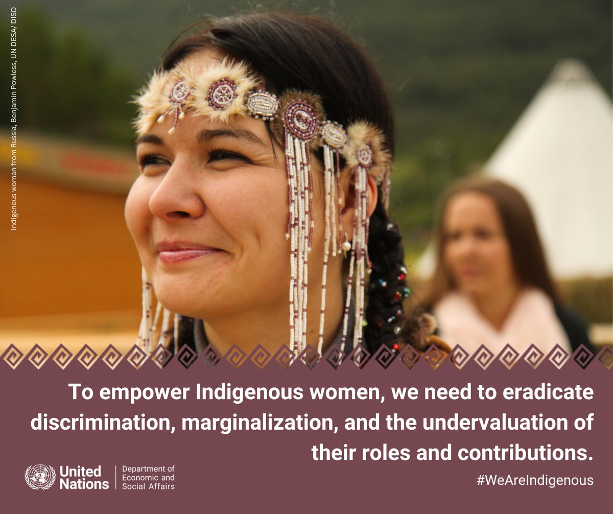 Empowering #Indigenouswomen involves recognizing and addressing the unique challenges they face, including the undervaluation of their roles and contributions within their communities and in wider society. Read #GR39 bit.ly/4afgCLX #UNPFII2024