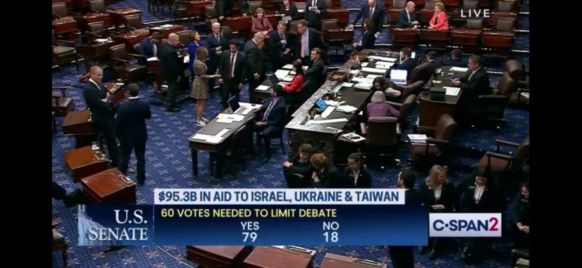 Foreign aid package for Ukraine passed the US Senate