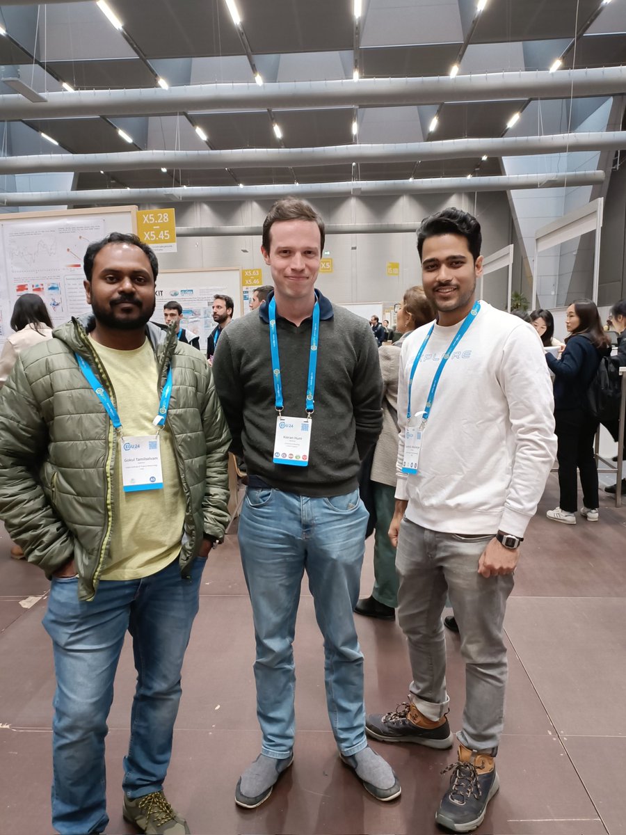 #EGU24 It was a good experience attending the EGU 24 in Vienna, Austria for the last one week. Got to meet many experts in the field of atmosphere science Dr.@kieranmrhunt Dr.@agturnermonsoon , Prof. Simona Bordoni, Mr. Koryu Yamamoto and many others.