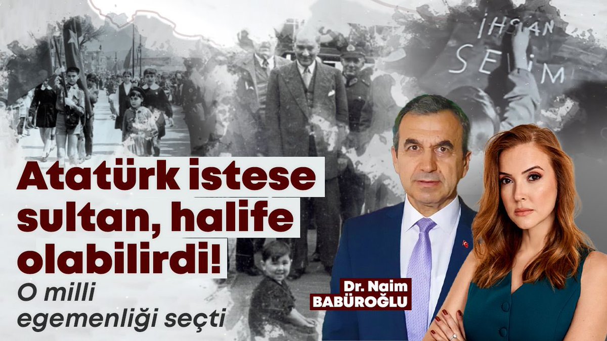 📌 TBMM Nasıl Kuruldu? Mustafa Kemal'in Milli Mücadele Reçetesi 📌Milli Mücadeleye Katılanlar Hain İlan Edildi, Yunan Ordusunun Başarısı İçin Dua Edildi' 📌 'Atatürk İstese Sultan, Halife Olabilirdi...' Dr. @naimbaburoglu ile söyleşimiz yayında youtu.be/f74LsR2Y1XI?fe…