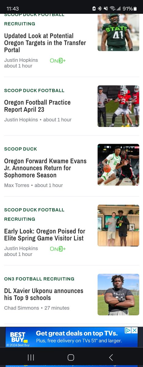 The front page of @ScoopDuckOn3 is LOADED with incredible content for Oregon fans. Unmatched Intel. Wall to Wall coverage. You can check it out for $1