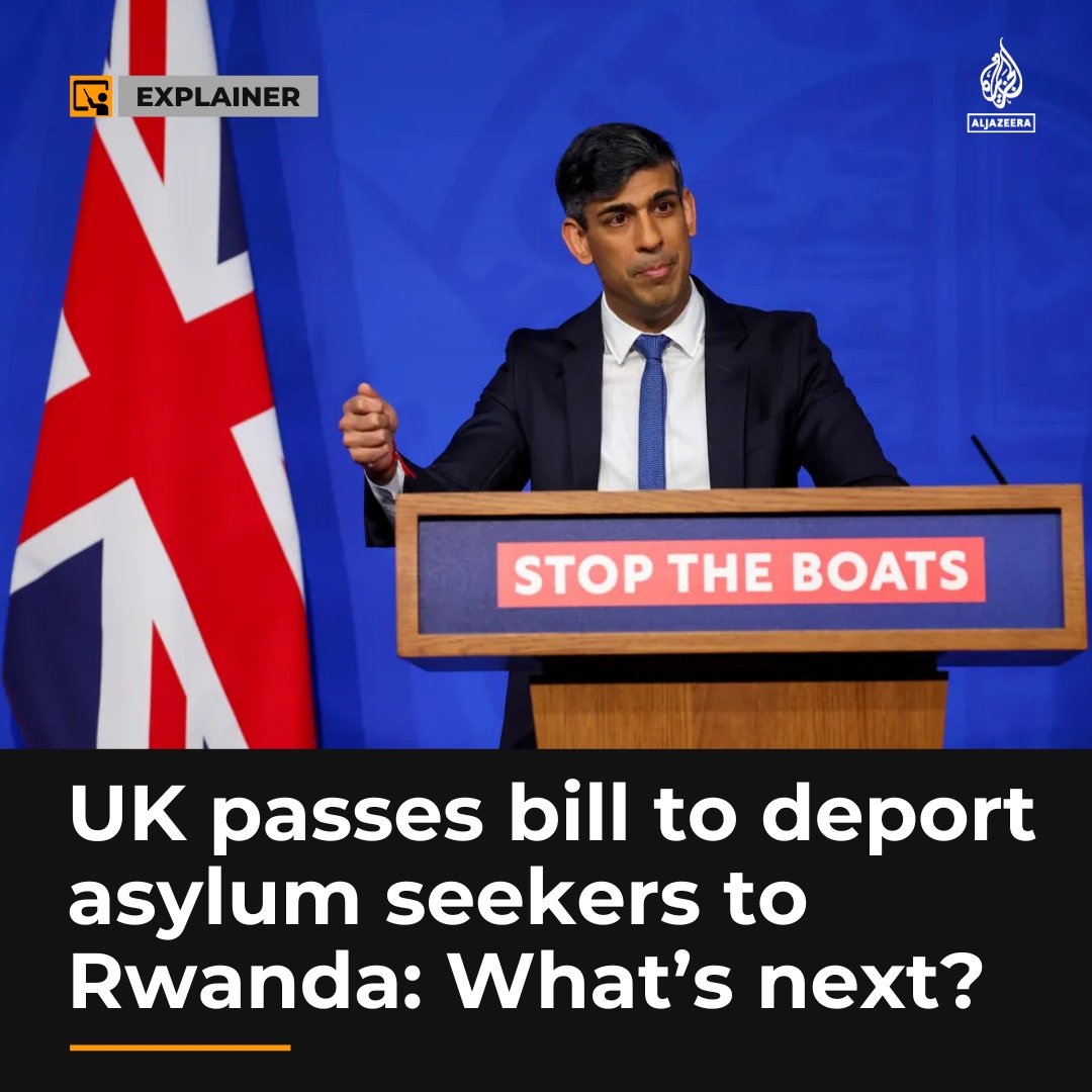 The UK government has already chartered planes for deportations to Rwanda to start as early as July, but the legal headaches are far from over. Here's what you need to know: aje.io/c5f2b3