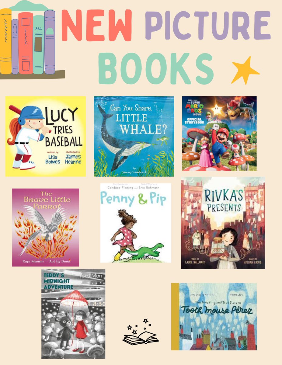 LibraryThompson's tweet image. New junior non-fiction and new junior picture books out today!

New release junior non-fic is located on the top of the junior non-fiction shelves in the children&apos;s area.
New release picture books are located in the yellow bookcase on the outside of the coloured bookcases.