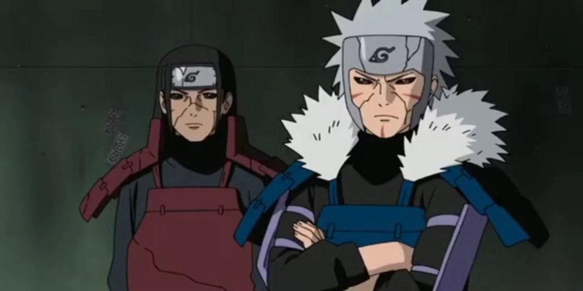 visualvibes1212's tweet image. The moment when minato introduced himself to hashirama🥶🥵
