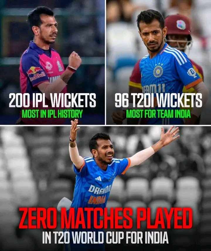 Yuzvendra Chahal has most no. of wickets in IPL history & most wickets for Team India in T20Is!

But he has played ZERO MATCHES in T20 World Cup for India 🇮🇳🤯

📸©BCCI

#yuzichahal #indiancricketteam #ICCWorldCup #T20WorldCup2024 #cricketfans #ipl2024