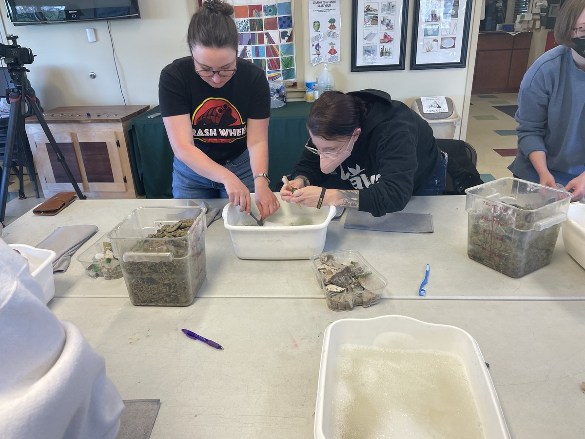 Our Masonville Cove campus regularly hosts schools and community groups for unique environmental programs. Yesterday it hosted Baltimore Broken Glass, a business that creates art by reusing glass. It’s amazing what you make using recycled materials. #EarthMonth