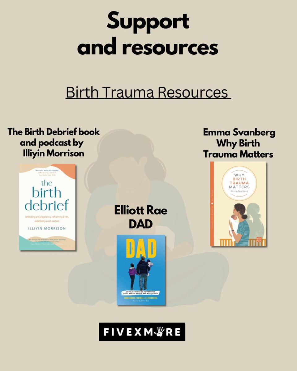 To round up Birth Trauma day we have created a list of useful organisations and individuals doing great work in this space. If you know any birth trauma organisations and individuals that we didn't include please feel free to tag them. #BMHAW24 #FiveXMore