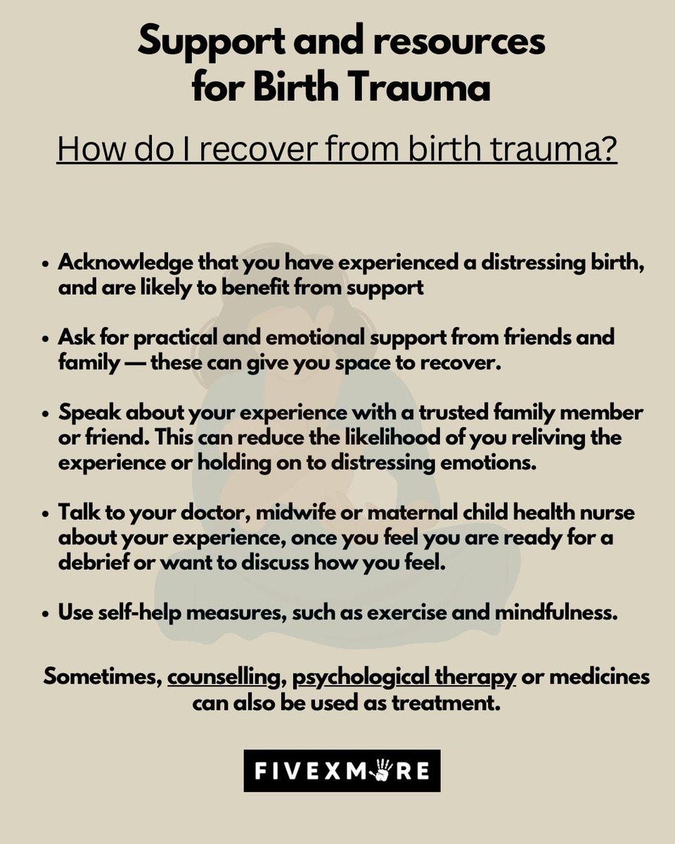 fivexmore's tweet image. To round up Birth Trauma day we have created a list of useful organisations and individuals doing great work in this space. If you know any birth trauma organisations and individuals that we didn&apos;t include please feel free to tag them.
#BMHAW24 #FiveXMore