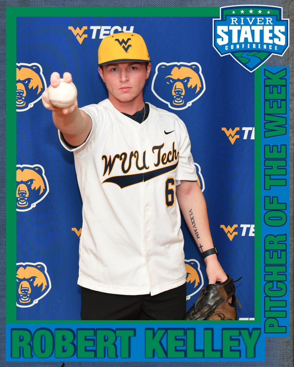 Robert Kelley, for the third time this season, is the River States Conference Baseball Pitcher of the Week for March 25-31.