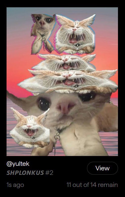 SHPLONKUS #2

An exploration of the the content aware scaling tool in photoshop 

Minted on <a href="/zero________one/">zeroone 🔺</a> only 11 left

Link is not in bio