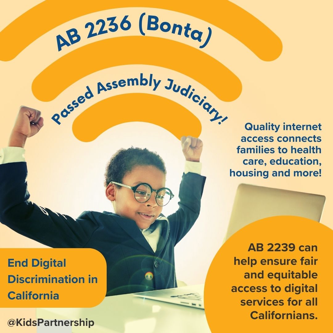💻Win for #DigitalEquity! The Assembly Judiciary Committee passed #AB2239 (@AsmMiaBonta) 8-2!

This bill wld make CA the 1st state to define #DigitalDiscrimination.

🙌 @Ash_Kalra @EGReyesCA @BauerKahan @isaacgbryan @AsmMattHaney @AsmConnolly @AsmTinaMcKinnor @AsmPacheco #CALeg