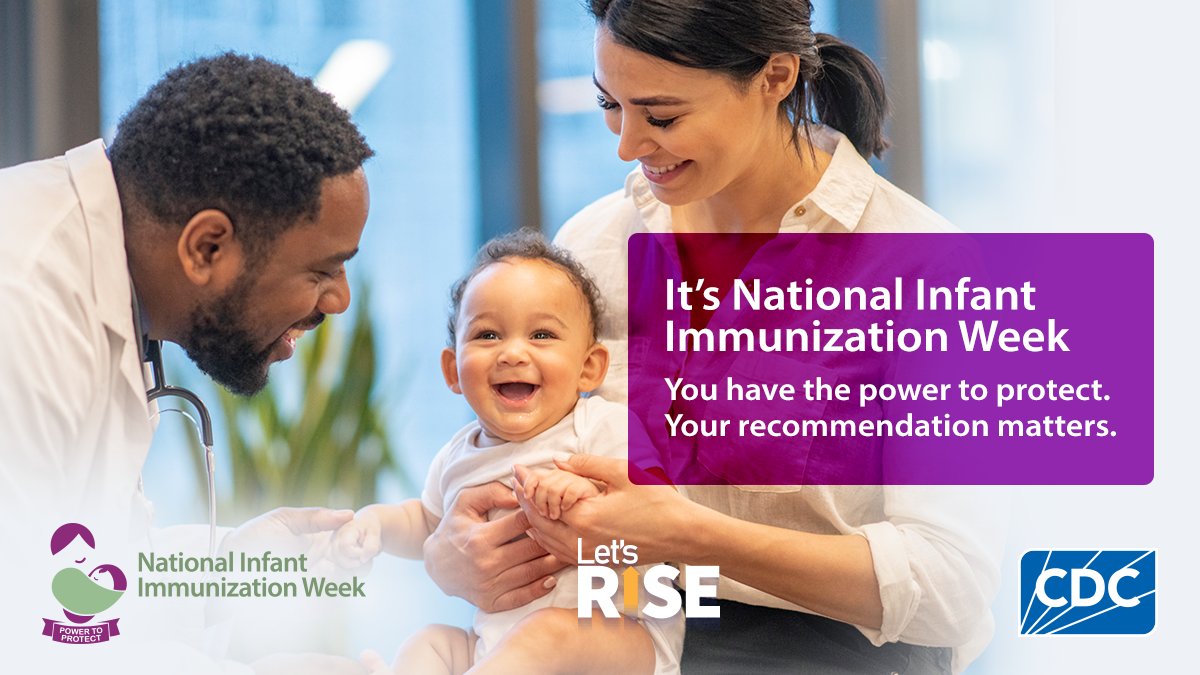 #HCPs: Take action to make sure your patients are up to date with routine vaccinations.

Talk to your patients about the importance and benefits of staying up to date on all routinely recommended vaccines. For #NIIW resources, visit: bit.ly/3Zao8ld #iVax2Protect