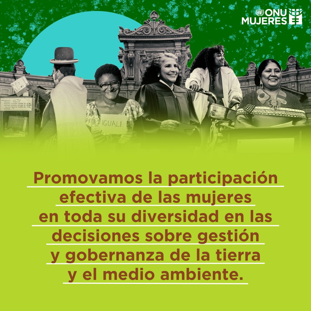 🌎La participación de las mujeres en la gestión ambiental, fortalece la resiliencia de las comunidades y promueve una relación más armónica entre las personas y la naturaleza. ¡Apoyemos su involucramiento en estos procesos! #DíaDeLaMadreTierra | bit.ly/4b33rxR