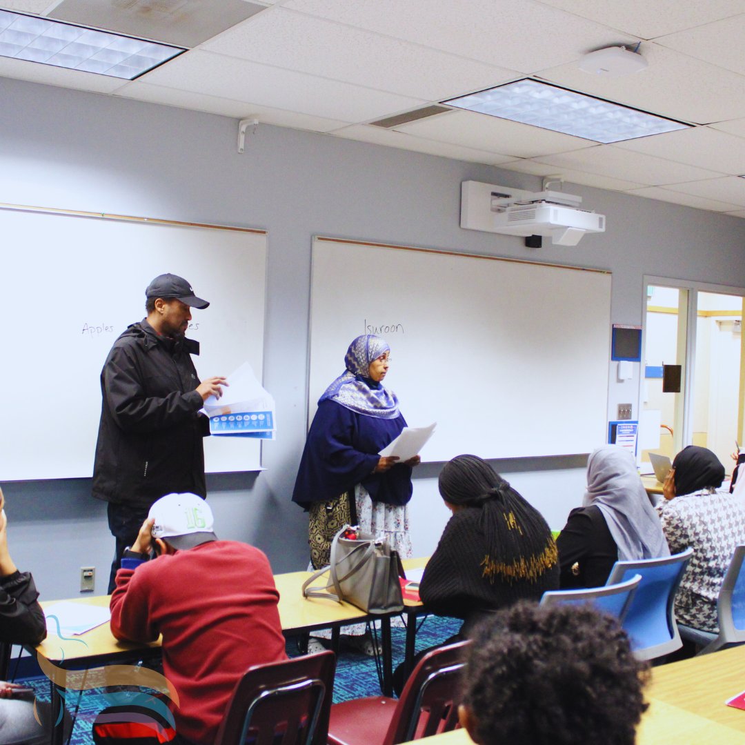 We would like to thank Nasra, Leyla, Asha, Mohamud and Abdullahi for informing students at the Hubbs Center about the program and services Isuroon offers! For those of you who missed any of our sessions please visit our website isuroon.org to learn more! #Services