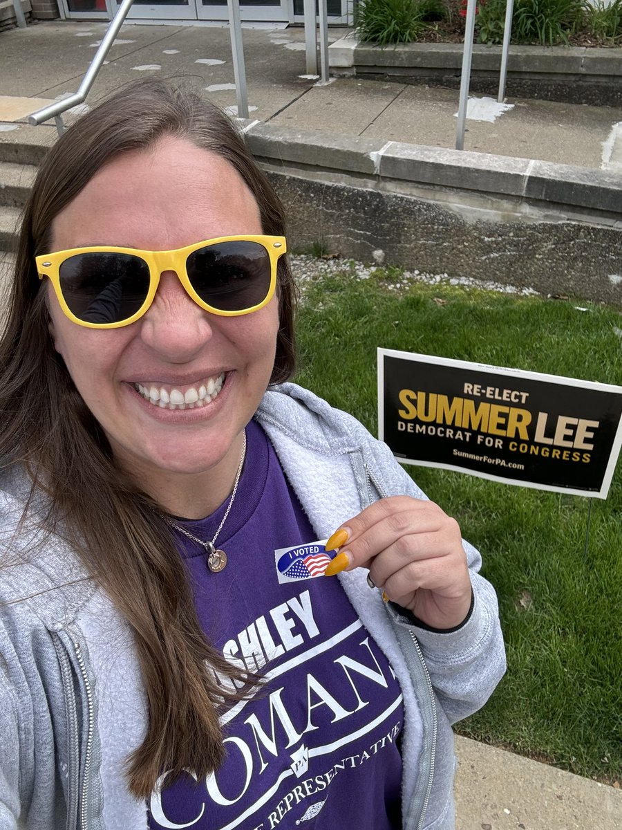 Nothing ever gets me as excited about casting my vote on Election Day as filling in that bubble for @SummerForPA does 🤩 Polls are open until 8pm!!! See yinz after for the victory celebrations 🥳