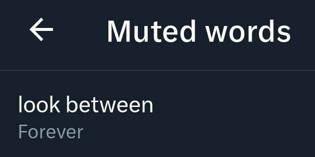 Y'all made me do my first ever mute word because of that stupid trend. https://t.co/JfbzXkWklB<a href="/tag/vtuberdebut"class="tags"><span>#vtuberdebut</span></a><a href="/tag/vtuberuprising"class="tags"><span>#vtuberuprising</span></a>