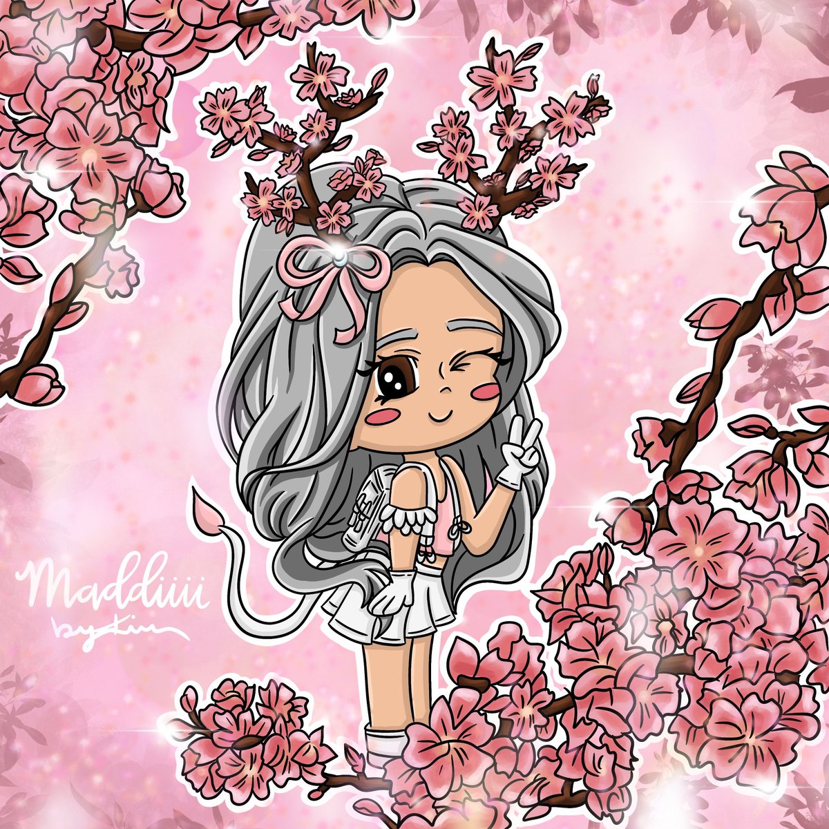 🌸Ein ganz großes #DANKESCHÖN an <a href="/nightthinkerDE/">nightthinker</a> die mir ein Avatar nach Wünschen gemalt hat! Ganz tolle Arbeit🌸 Ich freue mich sehr darüber✌️☺️🤗