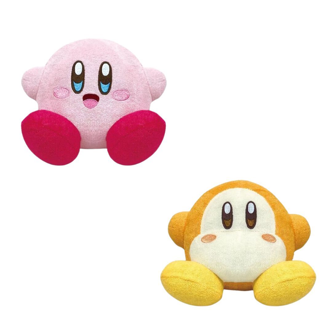 Kirby's Dream Land - Kirby & Waddle Dee Washable Plushies - Available Now! 🛑buff.ly/4aLs1Ue #Kirby #WaddleDee