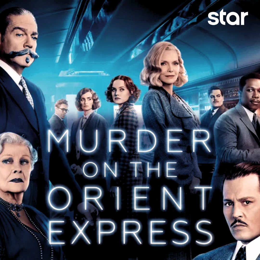 🎬 MURDER ON THE ORIENT EXPRESS ⏰ 23:40 Ο δαιμόνιος ντετέκτιβ Ηρακλής Πουαρό, καλείται να λύσει το αίνιγμα της δολοφονίας ενός επιχειρηματία, που γίνεται στο πολυτελές τρένο «Οριάν Εξπρές», το οποίο βρίσκεται ακινητοποιημένο στις Άλπεις και κρύβει μυστικά. #StarChannelTv