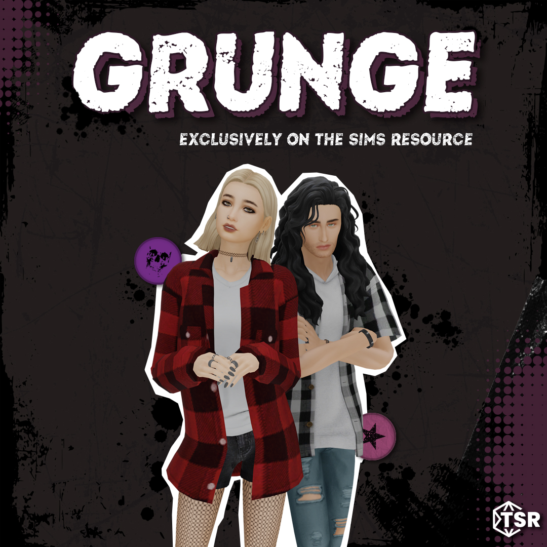 Break fashion rules and make your own style statement 🖤 See what's new in our #Grunge Collection! 🎸 Available now at thesimsresource.com/collection/gru…