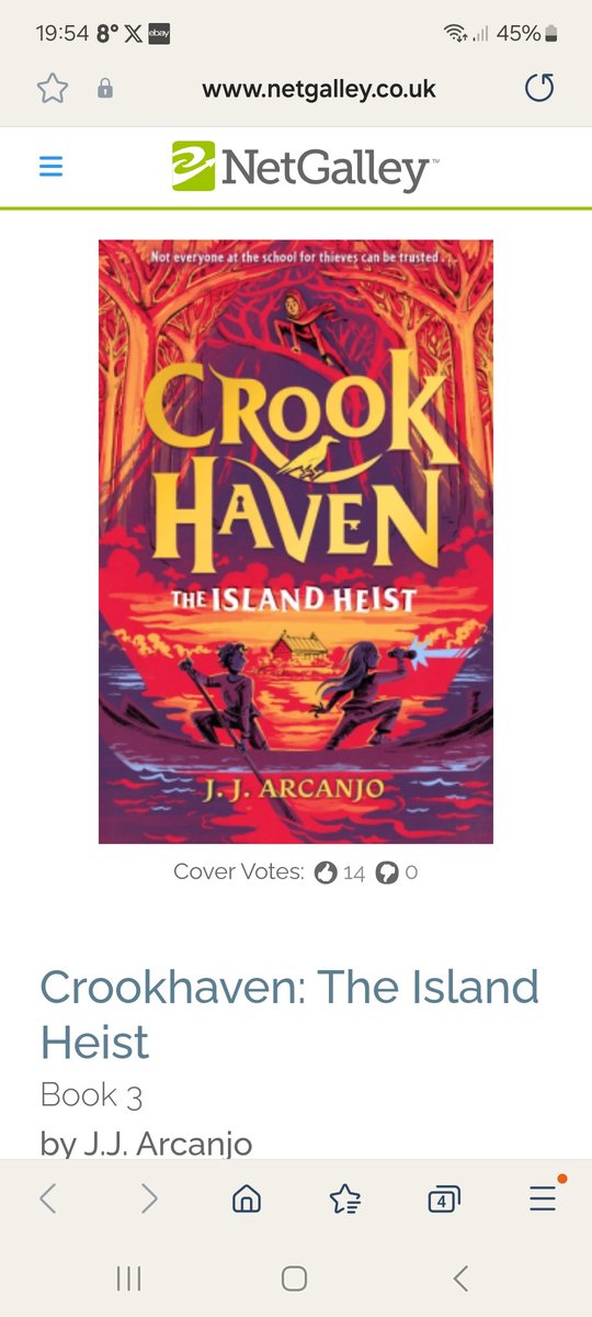 It is all about number 3 today! Skandar 3 arrived today complete with beautiful spredges and hard cover and I am so excited to have been approved for Crookhaven 3 on @NetGalley_UK Which one to start with?!?!