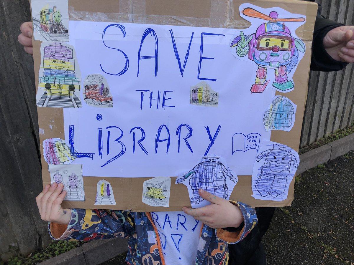 The children @SoulsSchool definitely had a message to share @rogerbhx @HolySoulsAG ! They made home made t-shirts and posters for our Save Acocks Library Protest. Thank you to Professor Ryan @StTeresaofCalcu for joining us #sustainability #SolidarityandCommonGood #LiveSimply