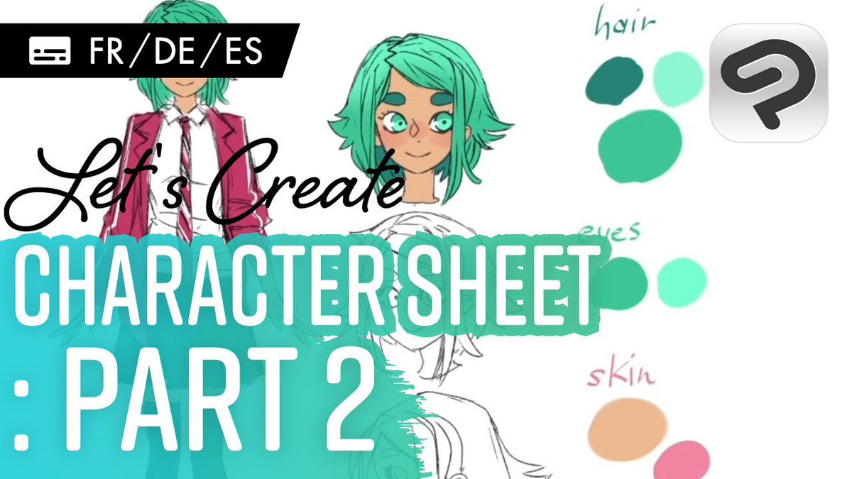 Get ready for the sequel you've been waiting for: Part 2 of our character design series, tailored specifically for webcomics, is now live in our Clip Studio Paint playlist with French, German, and Spanish subtitles! youtube.com/playlist?list=…