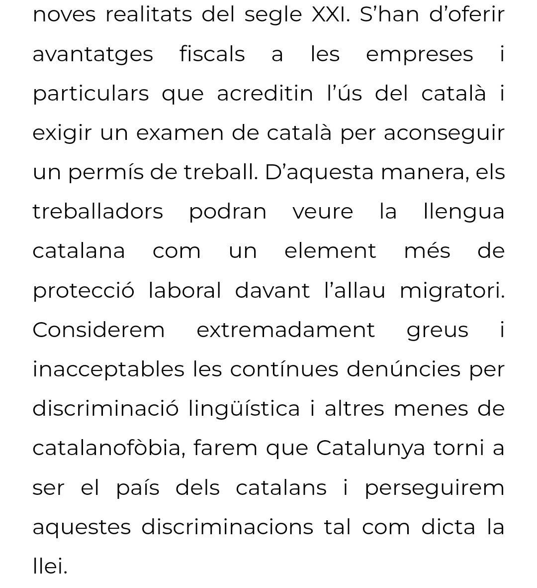 Així sí! Així és defensa el català a Catalunya. #SalvemCatalunya