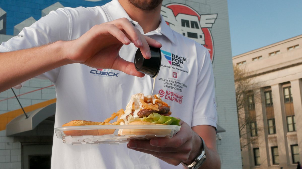 Are you ready for the 2024 Burger Bash delivered by ClusterTruck at the @IMS? We've teamed up with @ConorDaly22 & @JacksonLee52 to bring you 2 exclusive burgers, available until race day!🏁The best part? 20% of proceeds from each burger sold go to the @IUCancerCenter .