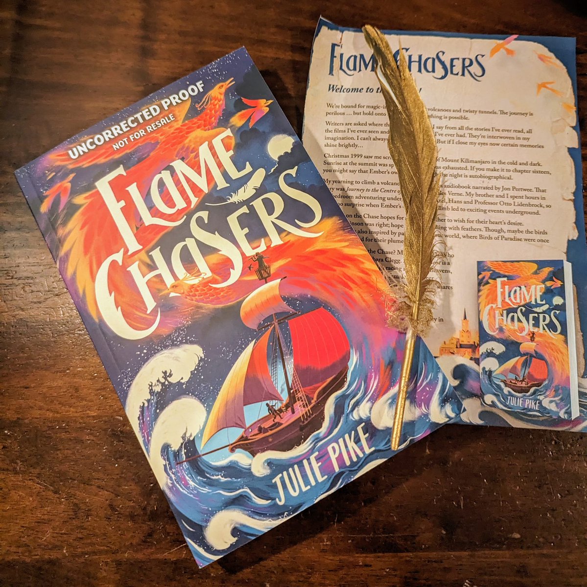 It’s been a long wait for @Juliepike's second novel, but Flame Chasers was 100% worth waiting for. I loved this magical seafaring adventure which has all the classic tropes but still manages to burn with originality. I know it will ignite the hearts of young readers too.