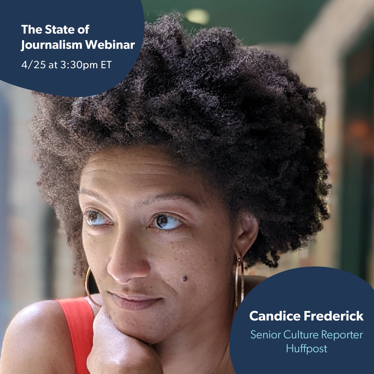 Next up on our panel for our 2024 State of Journalism webinar this Thursday, April 25 @ 3:30 PM ET, is @ReelTalker, an NABJ award-winning senior culture reporter at @HuffPost 🎉 Save your spot now: bit.ly/4aMyXQQ