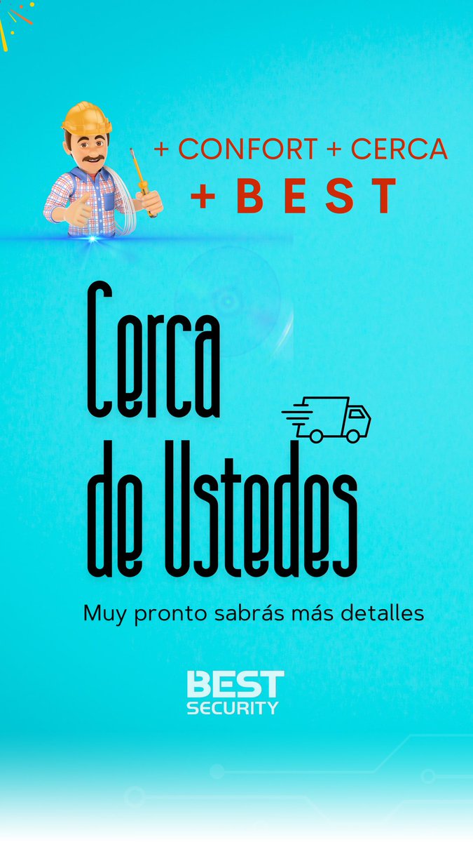 BestSecurityEc's tweet photo. Nos mudamos 🥳🍾

+ Confort 
+ Cerca 
+ Best https://t.co/ESWuGcKaLh