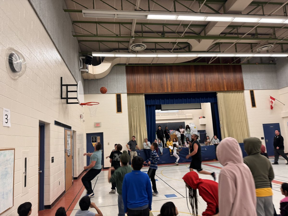 Teacher vs. Student basketball! A shout out to my teammates for a great game Mr. Hamid, Mr. Hawes, Mr. Onyskiw, Mr. Ioannou, Mrs. Kaur!  <a href="/SomersetPS/">Somerset Dr PS</a>