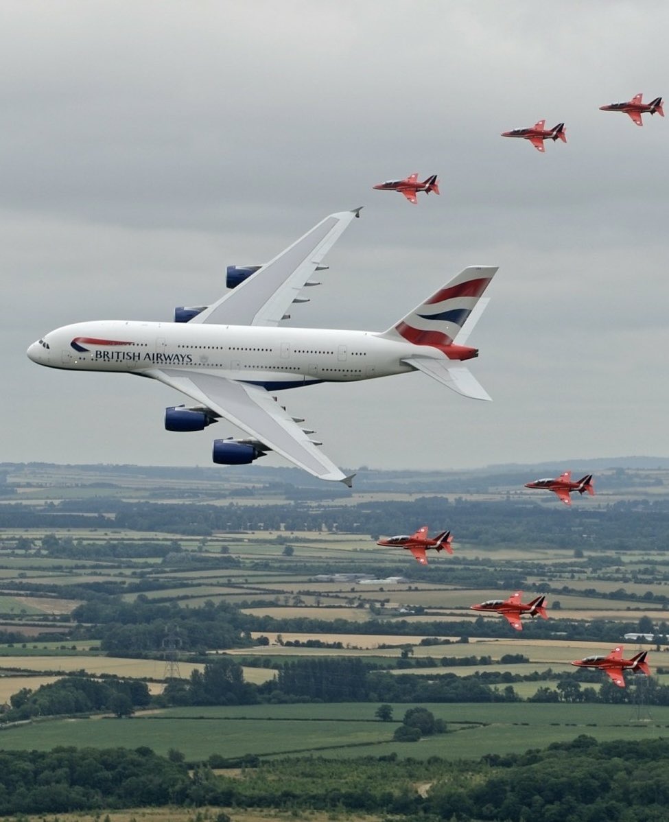 The Airbus A380 holds the distinction of having the longest passenger cabin of any commercial aircraft. The cabin of an Airbus A380 can stretch up to approximately 49.9 meters (163 feet and 9 inches) from front to back in a typical three-class configuration. #Aircraft #Aviation