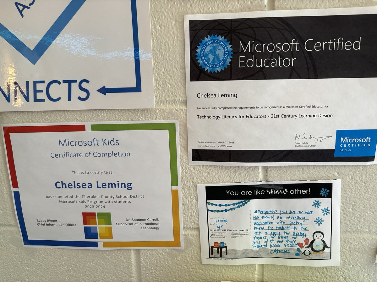 We are @MicrosoftEDU Kids Certified! Thank you @ITSCCSD for this comprehensive program! #ikesmsedu @IndianKnollES