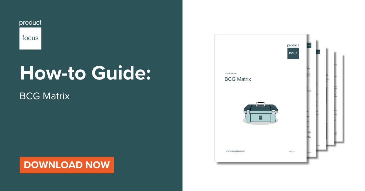 ProductFocus's tweet photo. 🔓Content Unlocked

The BCG Matrix visualizes product portfolios by looking at their market share and market growth rate.

Learn how to create and use the #BCGMatrix in our how-to guide: https://t.co/QPQvf1pxAC

⌛𝘛𝘩𝘪𝘴 𝘭𝘪𝘯𝘬 𝘸𝘪𝘭𝘭 𝘦𝘹𝘱𝘪𝘳𝘦.

#ProductStrategyAndPlans https://t.co/o9qjQfpBUt