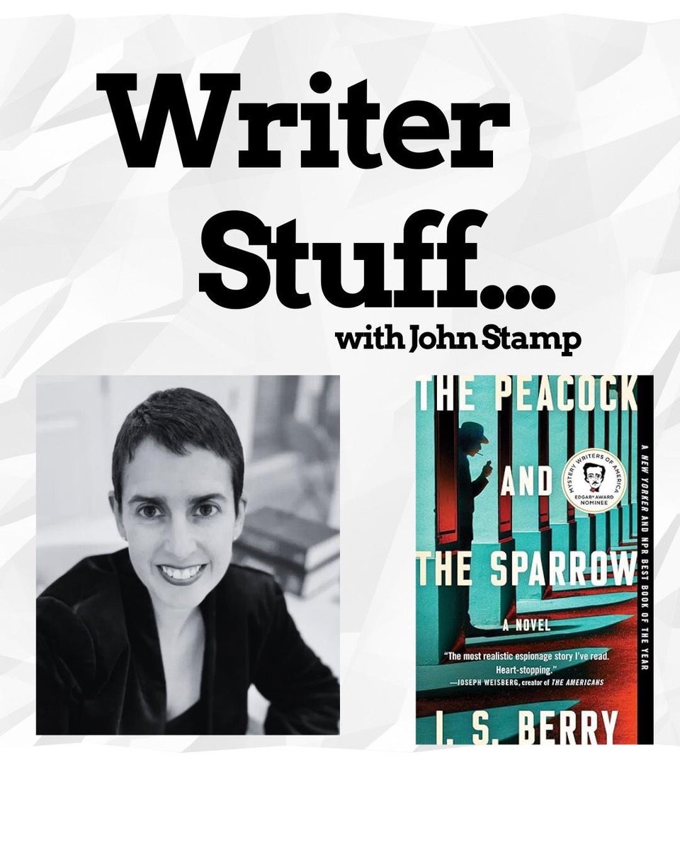 Delighted to chat THE PEACOCK AND THE SPARROW w/ @JohnStampWriter. Tune in to hear us talk informants in law enforcement v. espionage, plus how some expats in Bahrain watched the war from rooftops while sipping champagne.@AtriaMysteryBus @ITWDebutAuthors johnstampwriter.com/2024/04/23/cra…