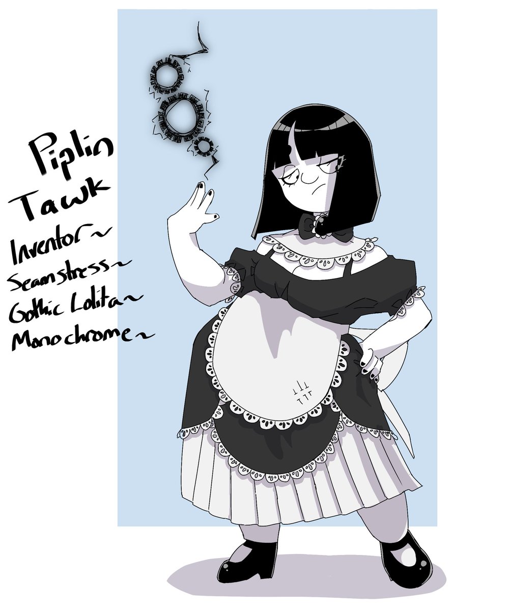 Saffi_Chan's tweet photo. Hmm I'm messing around with her design, I'm not so sure about this version #art #artist #digitalart #piplin #oc #originalcharacter #lolita #gothiclolita #gothic #seamstress #vxli https://t.co/3UeyqFouUu