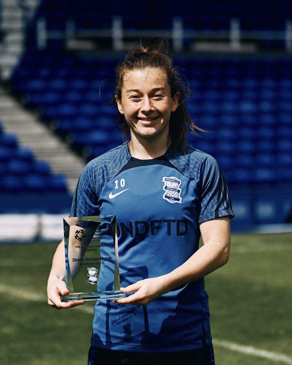 Our @PFA Community Champion for the 2023/24 season! 🙌 #BCFC