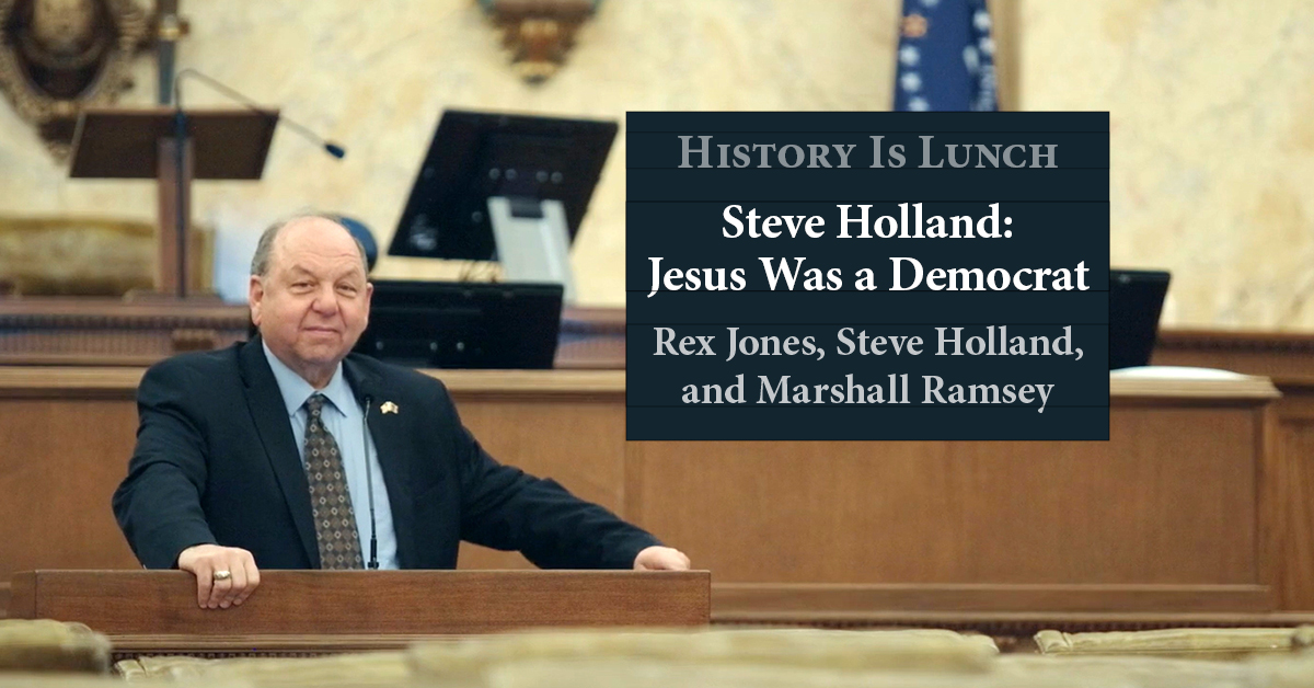 Join us at noon on Wednesday, April 24, for #HistoryIsLunch at the Two Mississippi Museums when Rex Jones will screen his new short documentary on Steve Holland followed by a conversation between Steve Holland and Marshall Ramsey. facebook.com/events/4485729…
