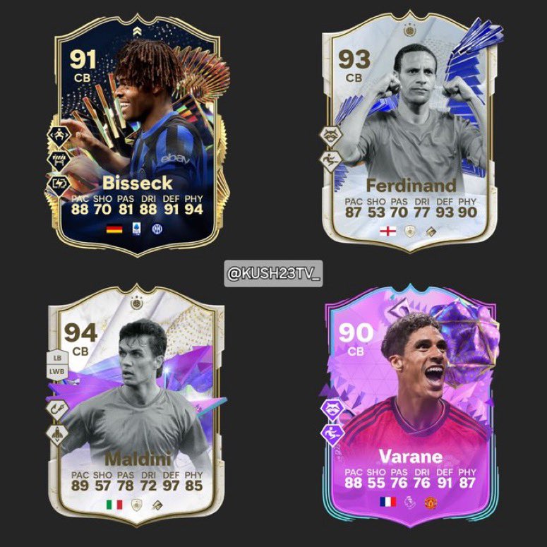 Pick a CB out of these 4 🥶 I know who I’m choosing and it’s a TOTS 🤐