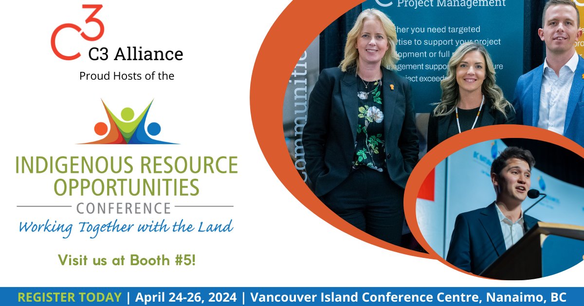 Today marks the commencement of the highly anticipated 8th Indigenous Resource Opportunities Conference at the Vancouver Island Conference Centre!
C3 is proud to host #IROC2024 in collaboration with the Nanwakolas Council and <a href="/Dallas4BC/">Dallas Smith</a>