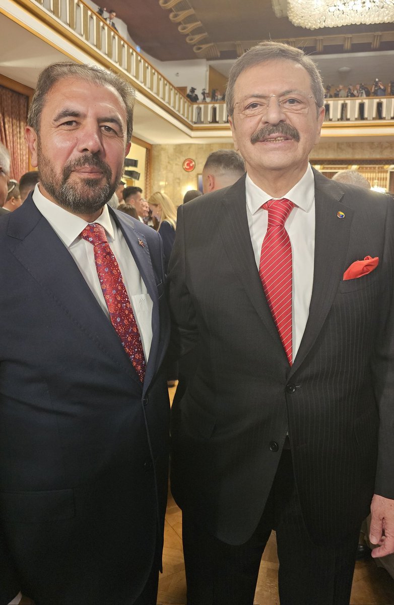 TBMM Resepsiyonunda TOBB Başkanı Sayın Rıfat Hisarcıklıoğlu ile... @RHisarciklioglu