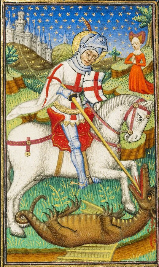 St. George's Day, the Roman Cappadocian patron saint of England, Bosnia and Herzegovina, Georgia, Ukraine, Malta, Ethiopia, Catalonia, Aragon, Moscow, and others – but what nationality was the dragon?