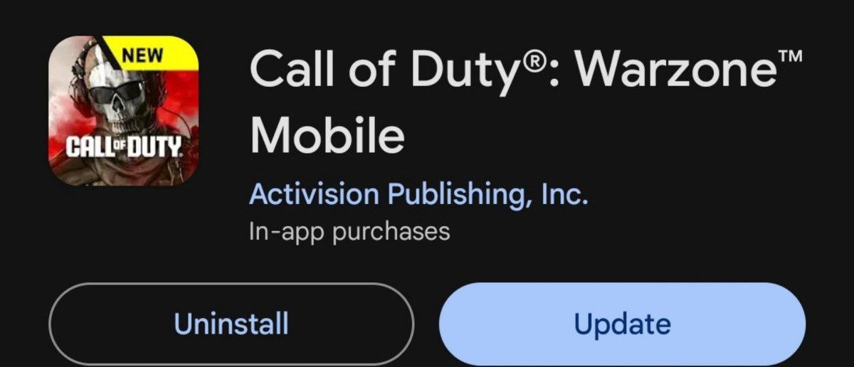 Nueva actualización se lanzó recientemente 

#WarzoneMobile