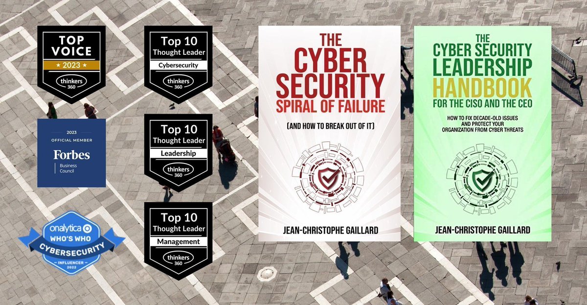 The #Cybersecurity Spiral of Failure – (and how to break out of it) A precious management summary to the 'Cybersecurity #Leadership Handbook for the #CISO and the #CEO' The second book from our Founder & CEO @Corix_JC >> buff.ly/3RGMYHs #business #leaders #CIO #CTO