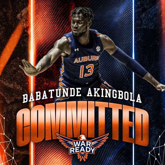 🚨 BREAKING NEWS🚨 Please welcome Babatunde “Stretch”Akingbola to our team. We are excited to add him to our team. His shot blocking ability would be huge for us this summer. He’s joining 6 other former Auburn guys on the roster! Let’s show some love We aren’t done yet! WDE