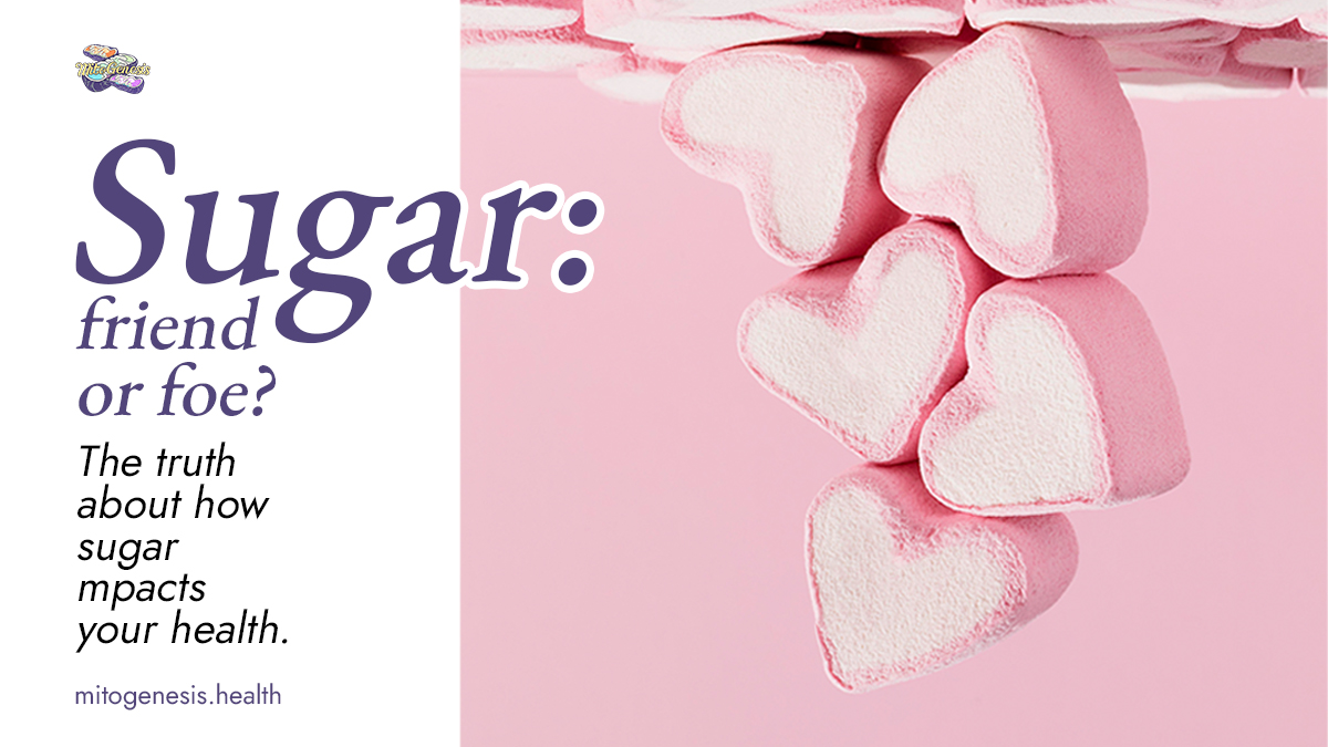 🤔 It's a question many of us grapple with in our quest for optimal health. While sugar can provide a quick energy boost, eating it in excess can harm your well-being. 

#mitogenesis_health #chronicillnesssupport #personalizedwellness #cirsrecovery #holisticoncology