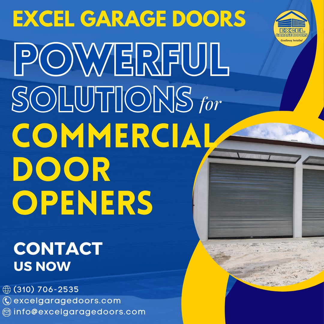 When it comes to commercial operations, reliability is key.
#CommercialDoorOpeners #ExcelGarageDoors #BusinessOperations #IndustrialSolutions #CommercialServices #RobustDesign #ReliablePerformance #SecureAccess #BusinessSecurity #CommercialProperty